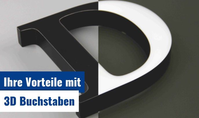 3D-Buchstaben in Frankfurt 》Acryl , PVC, Aluminium, Holz und mehr