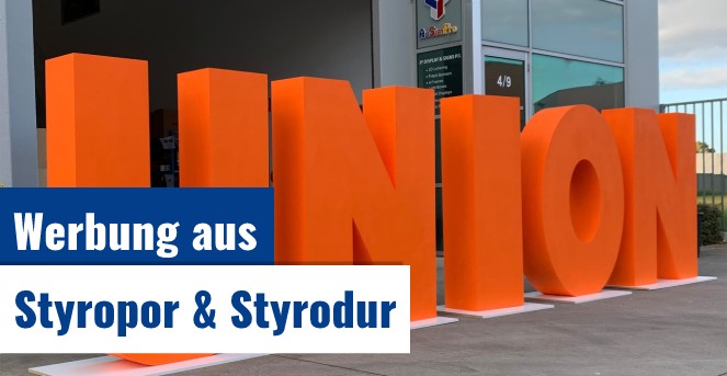 Styroporbuchstaben in Frankfurt 》3D Elemente aus Styropor und Styrodur