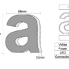 Komplett-Set - MultiSignsBar (100 cm) + 7 LED-Buchstaben – Bild 8